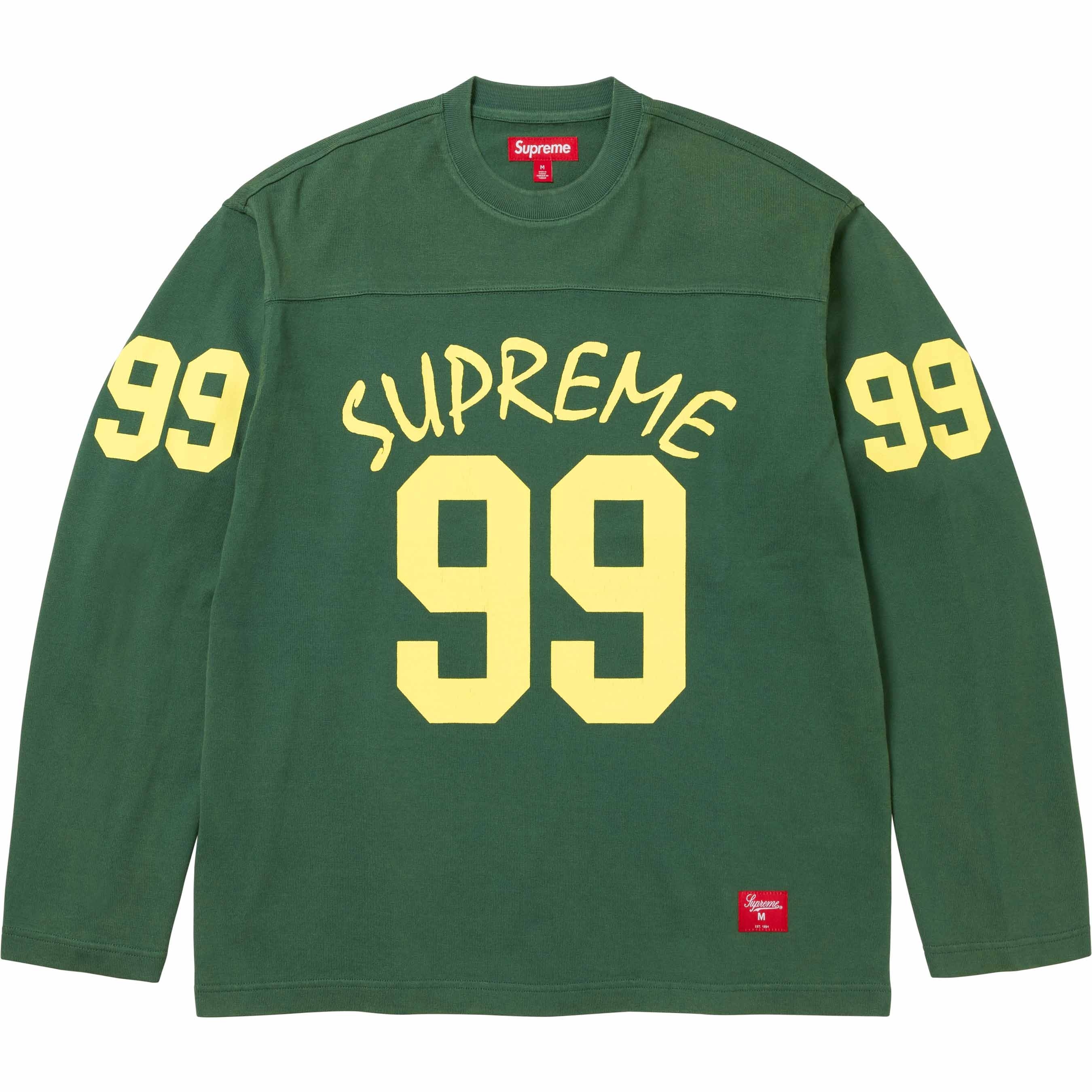 99 L/S Football Top view 12
